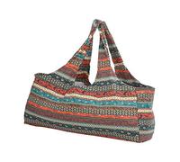 Mimdixy Yoga Mats Bags Carrier Ethnic Style Yoga Package Luggage Bag with Multiple Pockets Breathable Oversized Fitness Clothing Travel
