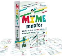 MIME MASTER - Jeu de Société et d’Ambiance - Le Jeu de Mime Réinventé - 8 Ans et Plus - 3 à 20 Joueurs - Fous Rires en Famille et Entre Amis - Idée Cadeau Originale Noël - Olémains Games