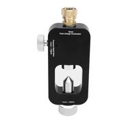 MIMEITOPA Adaptateur de recharge de réservoir de plongée en alliage d'aluminium en acier inoxydable 8 mm G5/8 Adaptateur de recharge de réservoir de plongée pour transport d'oxygène