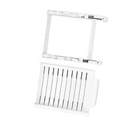 MIMEITOPA Étagère de rangement pour réfrigérateur, organiseur de tiroir rétractable, panier suspendu sous étagère pour un gain de place efficace et la conservation des aliments