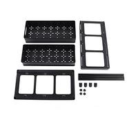 MIMEITOPA Organisateur sous évier, Panier Coulissant, Support de Rangement Polyvalent pour Cuisine, Salle de Bain, Placard, Bureau, Garage, avec Tasses suspendues et Crochets, (Noire)