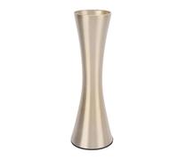 MIMEITOPA Pot en forme de cône pour décoration de la maison, élégant jardinière en laiton et métal doré, petit pot de fleurs avec base antidérapante, décoration moderne de