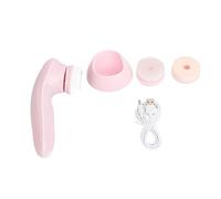 MIMEITOPA pour épurateur électrique du visage, têtes de brosse douces, exfoliante et nettoyante en profondeur, rechargeable par USB avec base verticale pour hommes et femmes