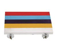 MIMEITOPA pour Parrot SANLBOOL, COLORFUR Hamster Springboard, Bridge Bridge en Bois, pour l'écureuil, Pont de tremplin, Jouet de Hamster, Jouet Perroquet, Pont Swing, Jouet Petit