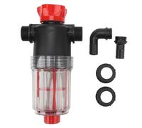 MIMEITOPA pour Pompe à Eau de Jardin, crépine en Acier Inoxydable 60 Mailles, Conception de Bol Transparent, Assemblage Facile, Filtre à sédiments Portable pour des Applications (Interface 19 mm