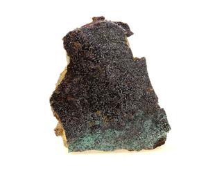 Mimetite, Cuprite, Malachite. 99.0 Ct. Rouez Mine, Sarthe, France.