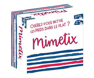 Mimetix - Jeu de société de Mimes des Expressions Françaises - Ambiance, Fous rires, créativité, Humour, Cadeau Original, Famille (Enfant 10 Ans, 14 Ans et Adulte) - Cartes fabriquées en France