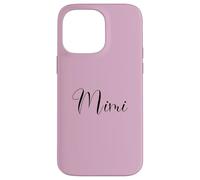 Mimi Annonce de Grossesse Cadeau pour Grand-Mère Cadeau Amour Coque pour iPhone 14 Pro Max