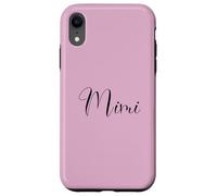 Mimi Annonce de Grossesse Cadeau pour Grand-Mère Cadeau Amour Coque pour iPhone XR