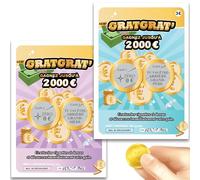 MIMI GRANDIT Annonce Grossesse Arrière Grands-Parents Originale - Lot 2 Cartes à Gratter (Arrière Grand-Père + Arrière Grand-Mère) - Idée Annonce Bébé Famille - Surprise Émotion - Fabriqué en France