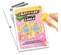 MIMI GRANDIT Carte à gratter demande marraine, jeu de grattage, idée cadeau originale