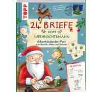 Mimi Hecher 24 Briefe vom Weihnachtsmann. Adventskalender-Post zum Baste (Relié)