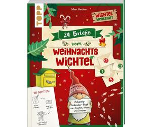 Mimi Hecher 24 Briefe vom Weihnachtswichtel Adventskalenderbuch: Advents (Poche)