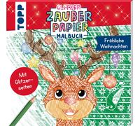 Mimi Hecher Glitzer Zauberpapier Malbuch Fröhliche Weihnachten: Mit Glit (Poche)