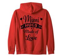 Mimi Hugs Made of Love - Famille fière et aimante Grand-mère Sweat à Capuche