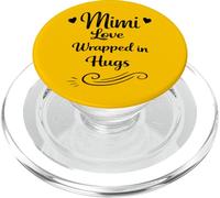 Mimi Love Wrapped in Hugs - Famille fière et aimante Grand-mère PopSockets PopGrip pour MagSafe