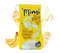 Mimi Milchmix Banane Lot de 6 boîtes de boisson en poudre 6 x 400 g, soluble dans le lait au goût banane, soluble au chaud et au froid, idéal pour les loisirs, le camping, les déplacements