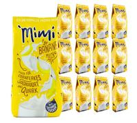 Mimi Milmix Banane Boisson en poudre 12 x 400 g - Pack de conservation - Poudre soluble au lait au goût banane - Soluble chaud et froid - Idéal pour les loisirs, le bureau, la grande famille