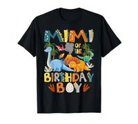 Mimi Of The Birthday Boy T-Rex Dinosaure Bday Party T-Shirt