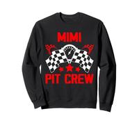 Mimi Pit Crew Voiture de Course d'anniversaire Sweatshirt