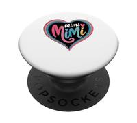 Mimi pour Femme Cœur imprimé Fleur Grand-mère fête des mères Mimi PopSockets PopGrip Adhésif