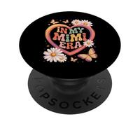 Mimi pour Femme Cœur imprimé Fleur Grand-mère fête des mères Mimi PopSockets PopGrip Adhésif