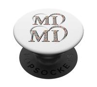 Mimi pour Femme Cœur imprimé Fleur Grand-mère fête des mères Mimi PopSockets PopGrip Adhésif