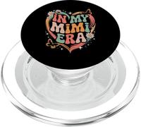 Mimi pour Femme Cœur imprimé Fleur Grand-mère fête des mères Mimi PopSockets PopGrip pour MagSafe