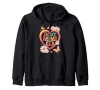 Mimi pour Femme Cœur imprimé Fleur Grand-mère fête des mères Mimi Sweat à Capuche