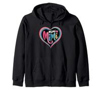 Mimi pour Femme Cœur imprimé Fleur Grand-mère fête des mères Mimi Sweat à Capuche