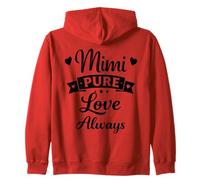 Mimi Pure Love Always - Famille fière et Cool pour Petits-Enfants et Grand-mère Sweat à Capuche