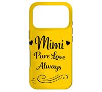 Mimi Pure Love Always - Grand-mère préférée de la Famille des Petits-Enfants Coque pour iPhone 17 Pro