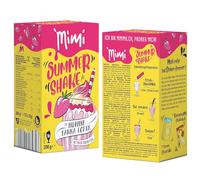 Mimi Summer Shake Fraise Panna Cotta 16 x 200 g de 10 portions - Boisson d'été rafraîchissante, poudre soluble au goût de fraise - Fruité