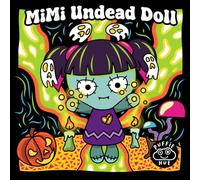 MiMi the Undead Doll: Spooky Cute Coloring Book for Adults and Teens with Creepy Cutie Halloween Scenes