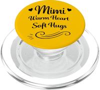 Mimi Warm Heart Soft Hugs - Fière et aimante Famille Grand-mère PopSockets PopGrip pour MagSafe
