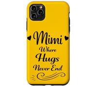 Mimi Where Hugs Never End - Fière et aimante Famille Grand-mère Coque pour iPhone 11 Pro Max