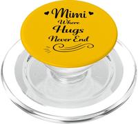 Mimi Where Hugs Never End - Fière et aimante Famille Grand-mère PopSockets PopGrip pour MagSafe