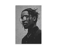 MIMIBC Impression sur toile Affiche 60 * 80cm Senza Cornice A$AP Rocky Poster Decorazione Soggiorno Camera da letto Pittura