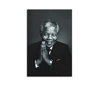 MIMIBC Impression sur toile Affiche 60 * 80cm Senza Cornice Nelson Mandela