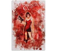 MIMIBC Impression sur toile Affiche 60 * 80cm Senza Cornice Resident Evil Movie Print Picture Paintings per la decorazione della camera da letto del soggiorno