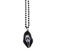MIMIKRY Collier lumineux LED original Ghost Face Scream Halloween Horreur Ghostface Collier fantôme Film