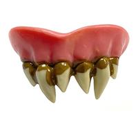 MIMIKRY Div. Special FX Dents d'horreur avec thermoplastique Vampire Monstre Loup-garou Zombie Dents canines Halloween Variante : zombie