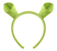 MIMIKRY Serre-tête à oreilles d'Oger - Vert - Avec oreilles malléables - Déguisement pour adultes et enfants - Accessoire de carnaval, d'Halloween
