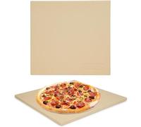Mimiuo 33 x 33 cm Pierre à Pizza Carrée pour Four à Pizza Ooni et Barbecue