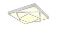 MIMMIC Dimage en marche à distance LED Plafonnier carré 30W Creative Géométrique Chambre à coucher Légère Moderne Simple Salon Simple Étudier Chambre Lumière Blanc Lampe de plafond 4 0cm / 50cm / 60cm