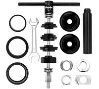 Mimoke Kit de sous-cadre de vélo pour installer et retirer le support - Outil professionnel pour roulements BB86 BB30 BB91 BB92 PF30 (Noir)