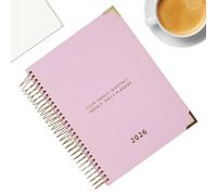 Mimoqk 2026 Daily Planner, Weekly Monthly Agenda, Planner with Undated Pages, Agenda for Men Women Students, Planners Book, 2026 Planners for Office Men Women Students Teachers Work