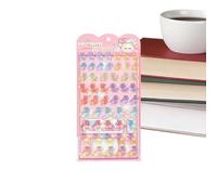 Mimoqk 3D Stickers, Cute Relief Decoration, Scrapbooking Decals with Durable Adhesive, Decorative Stickers with Colorful Design, Craft Supplies, Sticker for Notebook Journal Laptop Kids Boys Girls