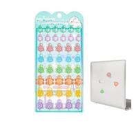 Mimoqk 3D Stickers, Cute Relief Decoration, Scrapbooking Decals with Durable Adhesive, Decorative Stickers with Colorful Design, Craft Supplies, Sticker for Notebook Journal Laptop Kids Boys Girls