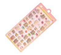 Mimoqk 3d Stickers, Decorative Cartoon Decals, Animal Adhesive Set with Cute Designs, Fun Craft Supplies for Journals, Cute 3d Stickers, Girls Teens Laptops for Journals Luggage Skateboard